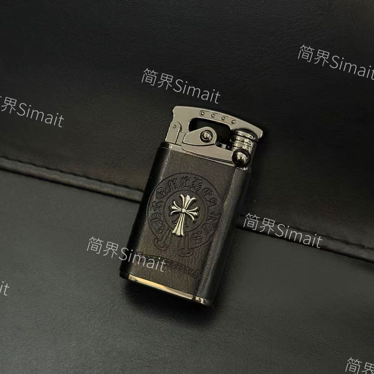 Chrome Hearts Black Jet-Flame Lighter