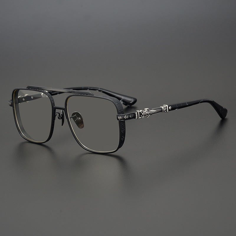chrome hearts all-match pure titanium square frame sunglasses