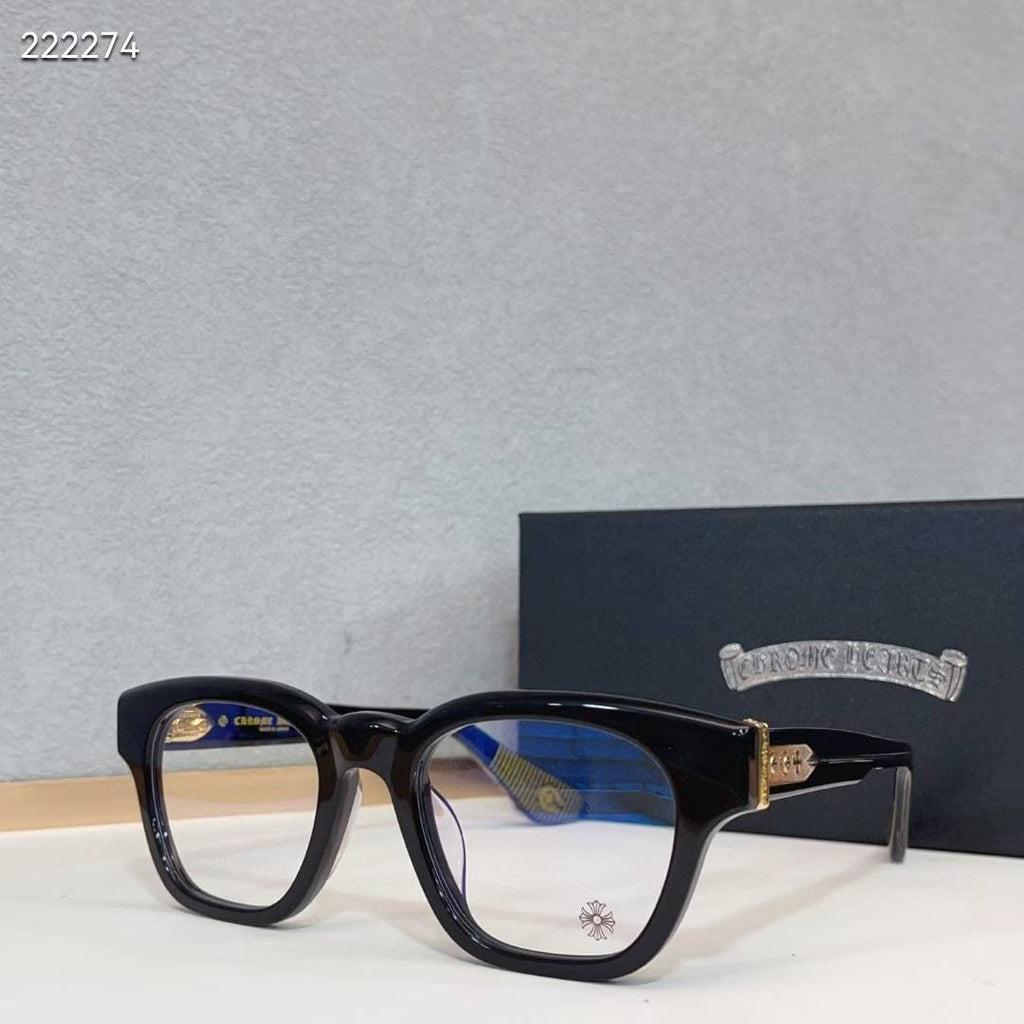 Chrome Hearts Round-Frame Glasses for Stylish Men