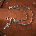 chrome hearts metal dagger pants chain