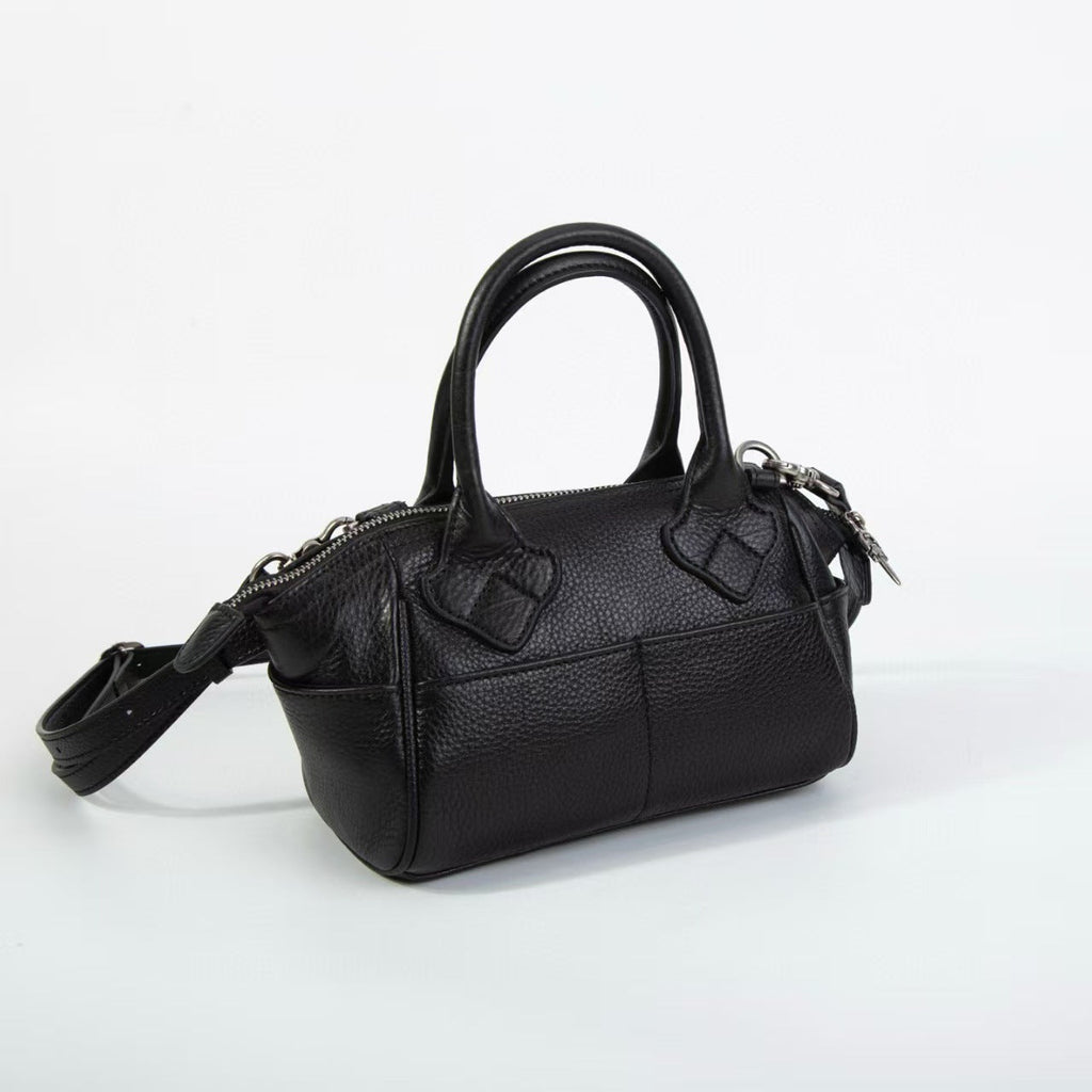 Chrome Hearts bowling tote bag, genuine leather.