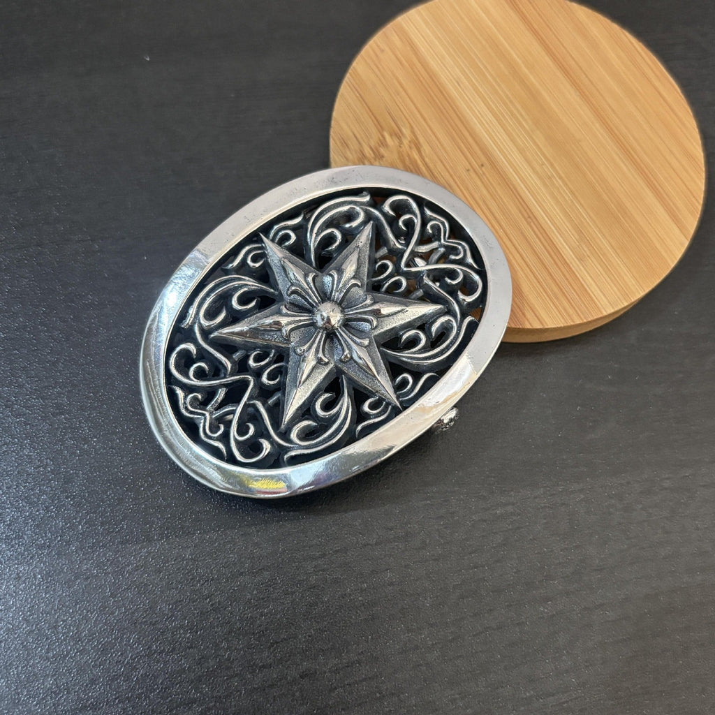 Chrome Hearts Men's Retro Cross Belt Buckle Accessories