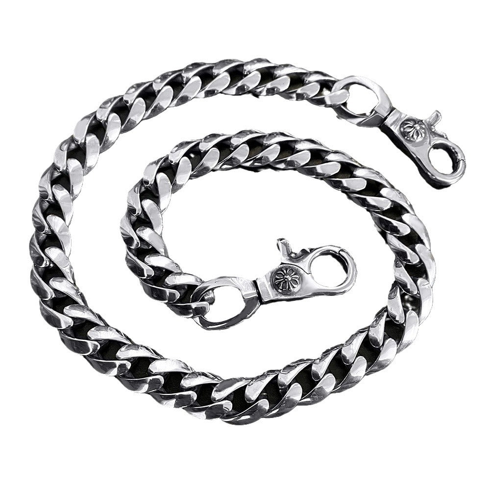 Chrome Hearts 925 Silver Cuban Bold Chain