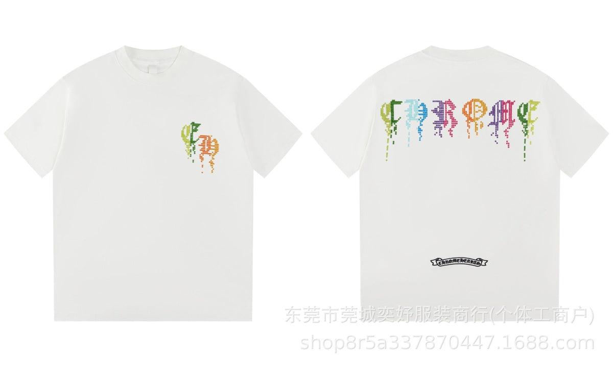 Chrome Hearts Sanskrit Print Short-Sleeve T-Shirt
