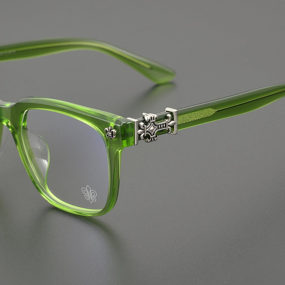 Chrome Hearts Large Square-Frame Acetate Glasses