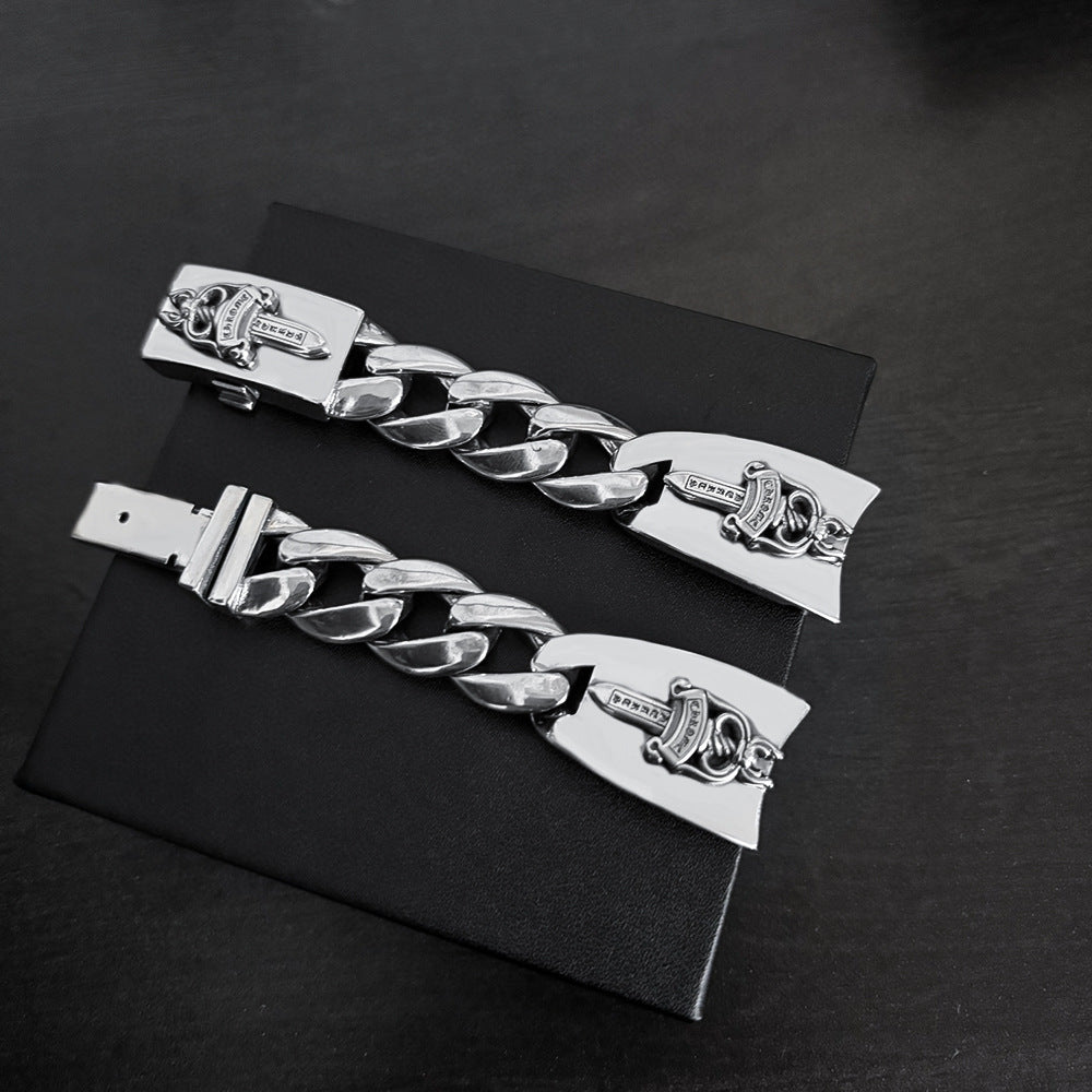 Chrome Hearts sword cross flower watch bracelet