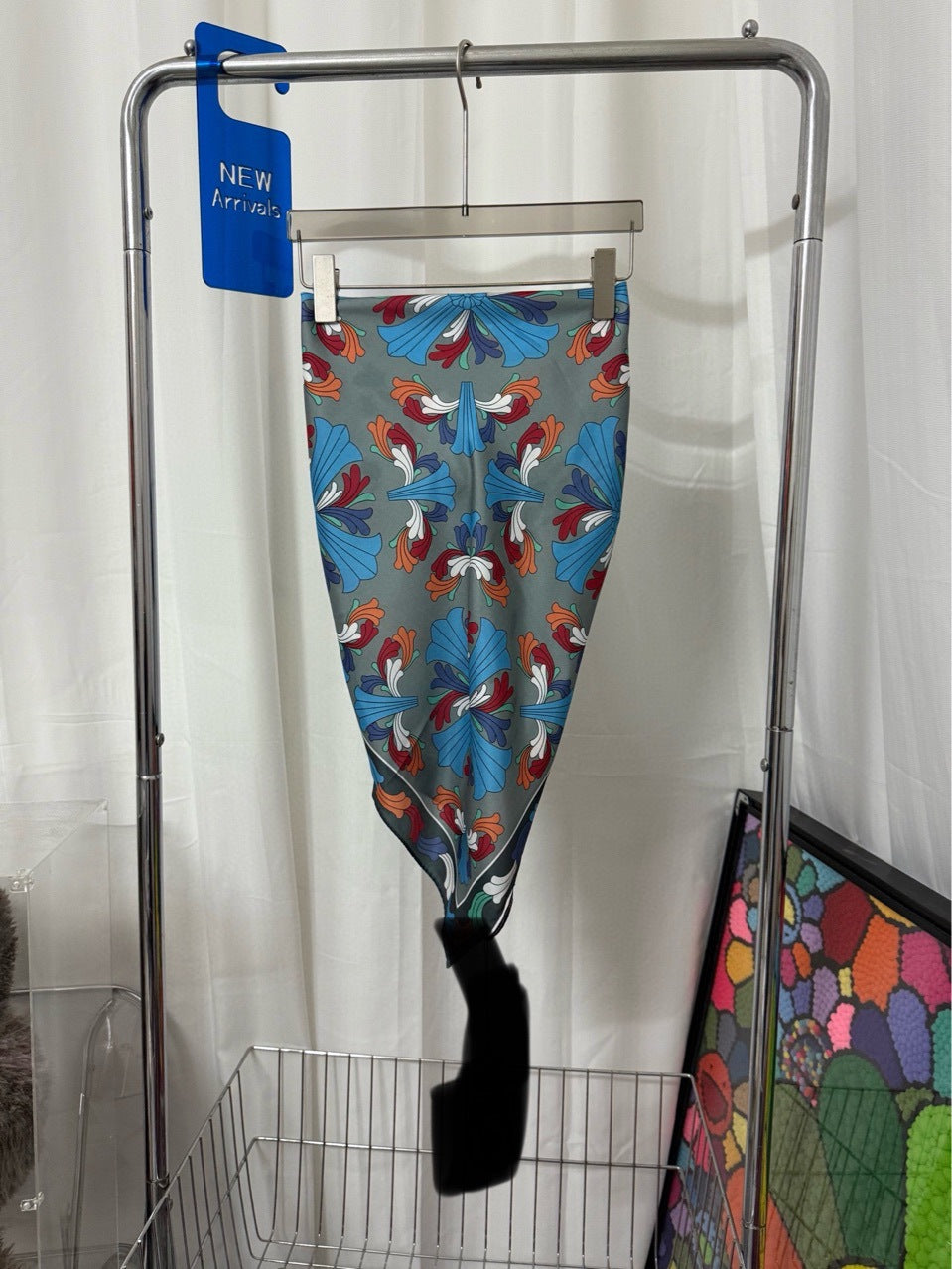 Chrome Hearts multifunctional silk scarf