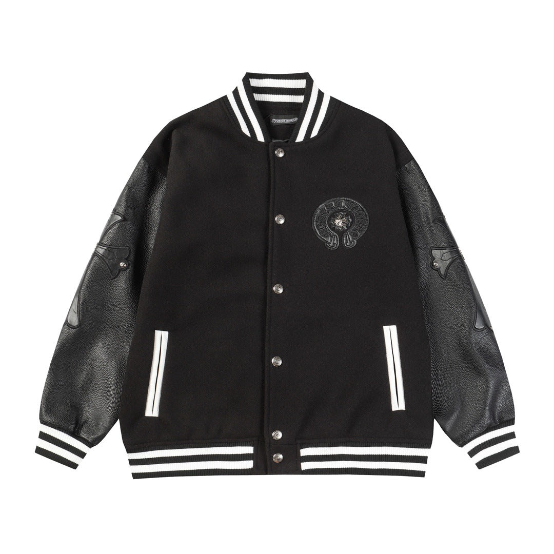 Chrome Hearts Cross Patch Embroidery Mouth Jacket