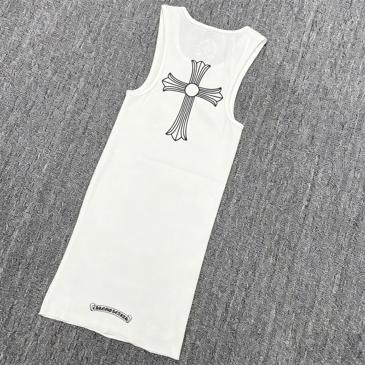 Chrome Hearts T-Style Cross Slim Fit Print Vest Dress