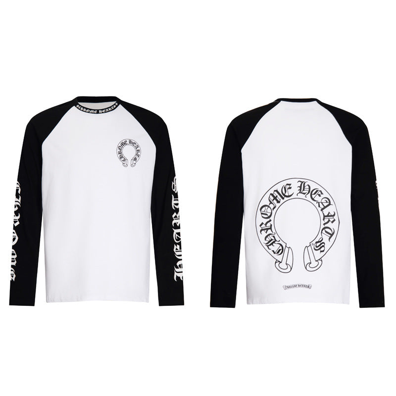 Chrome Heart long-sleeved T-shirt round-neck