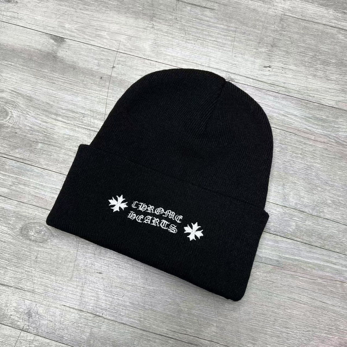 Chrome Hearts embroidered knitted hat