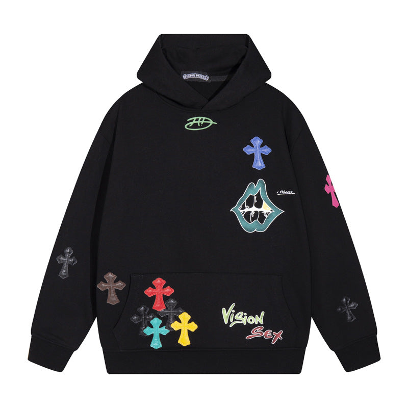 Chrome Hearts Horseshoe Cross Pullover Hoodie