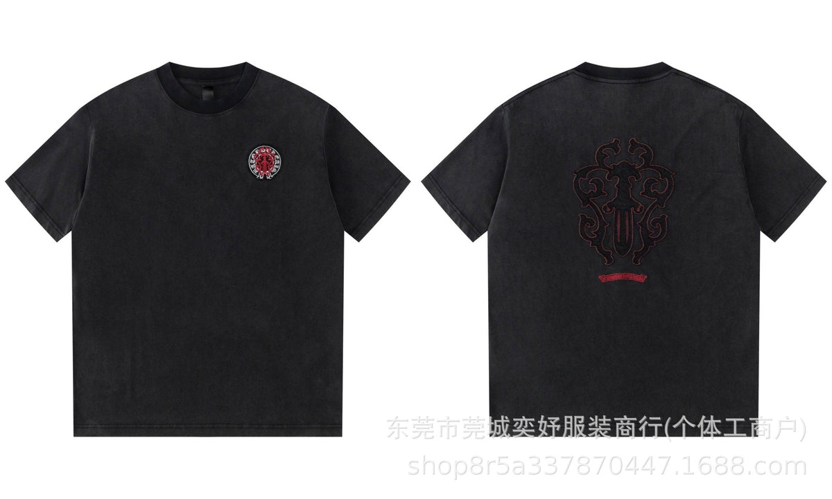Chrome Hearts Sanskrit Print Short-Sleeve T-Shirt