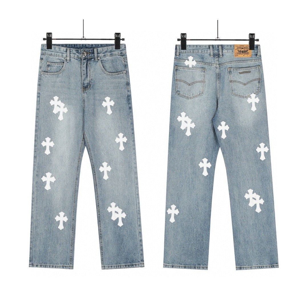 Chrome Hearts Cross Leather coat