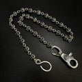 Chrome Hearts cross-shaped floral boat anchor dice pants chain