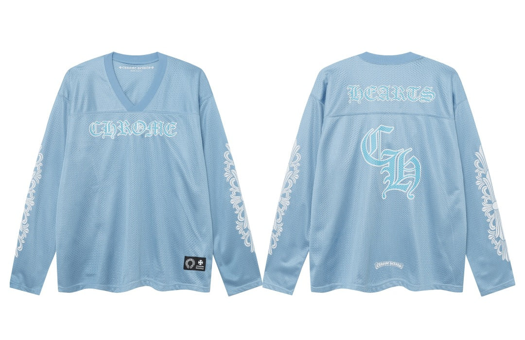Chrome Hearts flower arm ice hockey casual Tops Pants