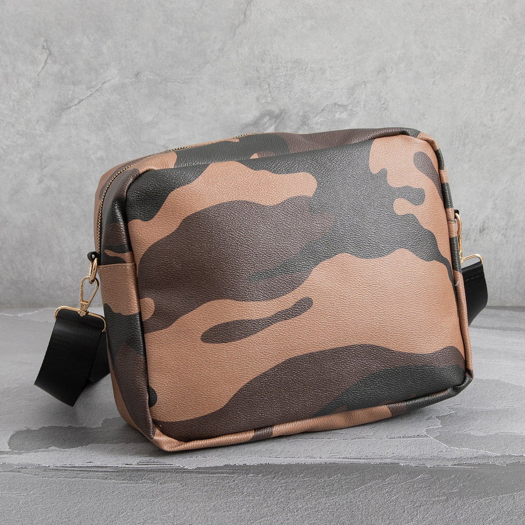 Chrome Hearts Camouflage Sports PU Leather Crossbody Bag