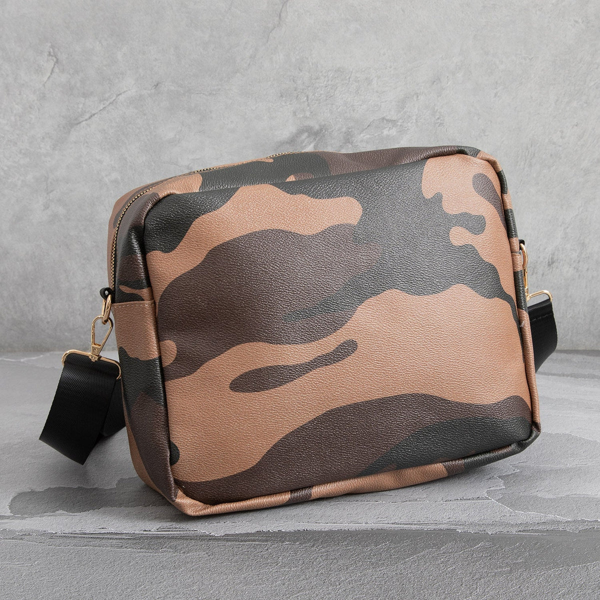 Chrome Hearts Camouflage Sports PU Leather Crossbody Bag