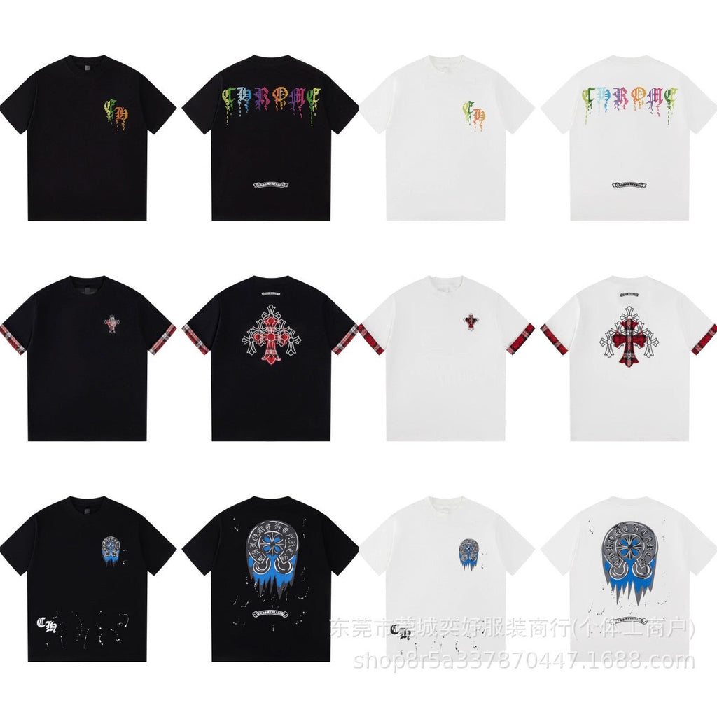 Chrome Hearts Sanskrit Print Short-Sleeve T-Shirt