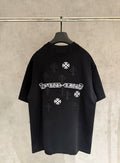 Chrome Hearts Embroidered Distressed Short-Sleeve T-Shirt