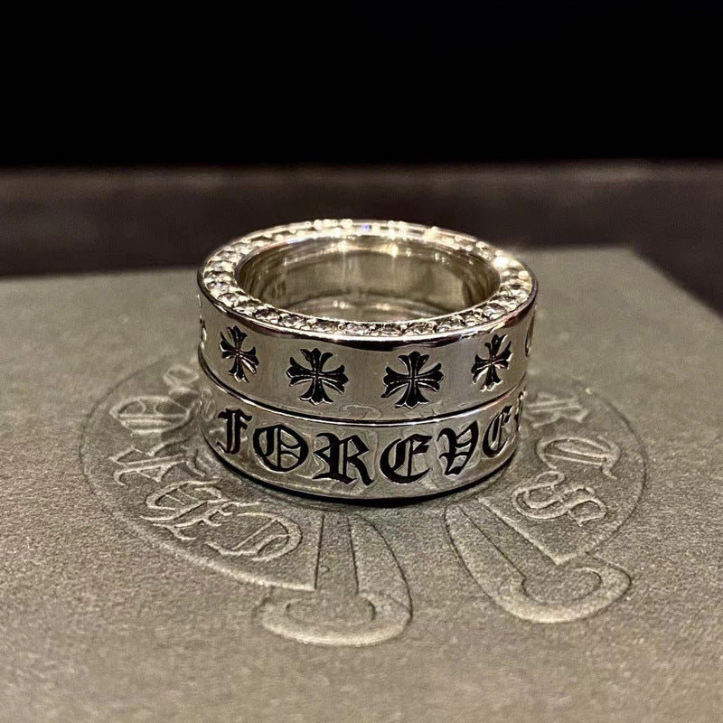 chrome hearts 925 silver Forever ring