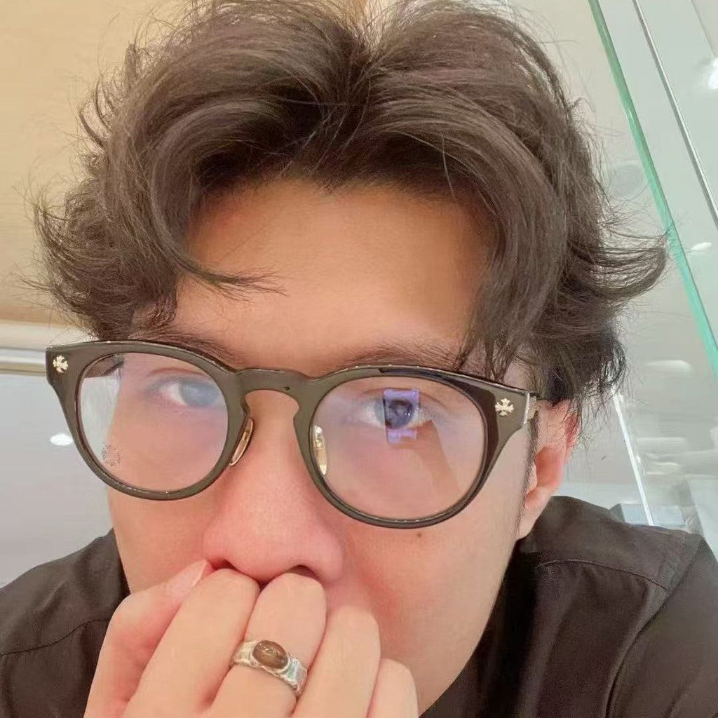Chrome Hearts myopia acetate thick-rimmed glasses frames