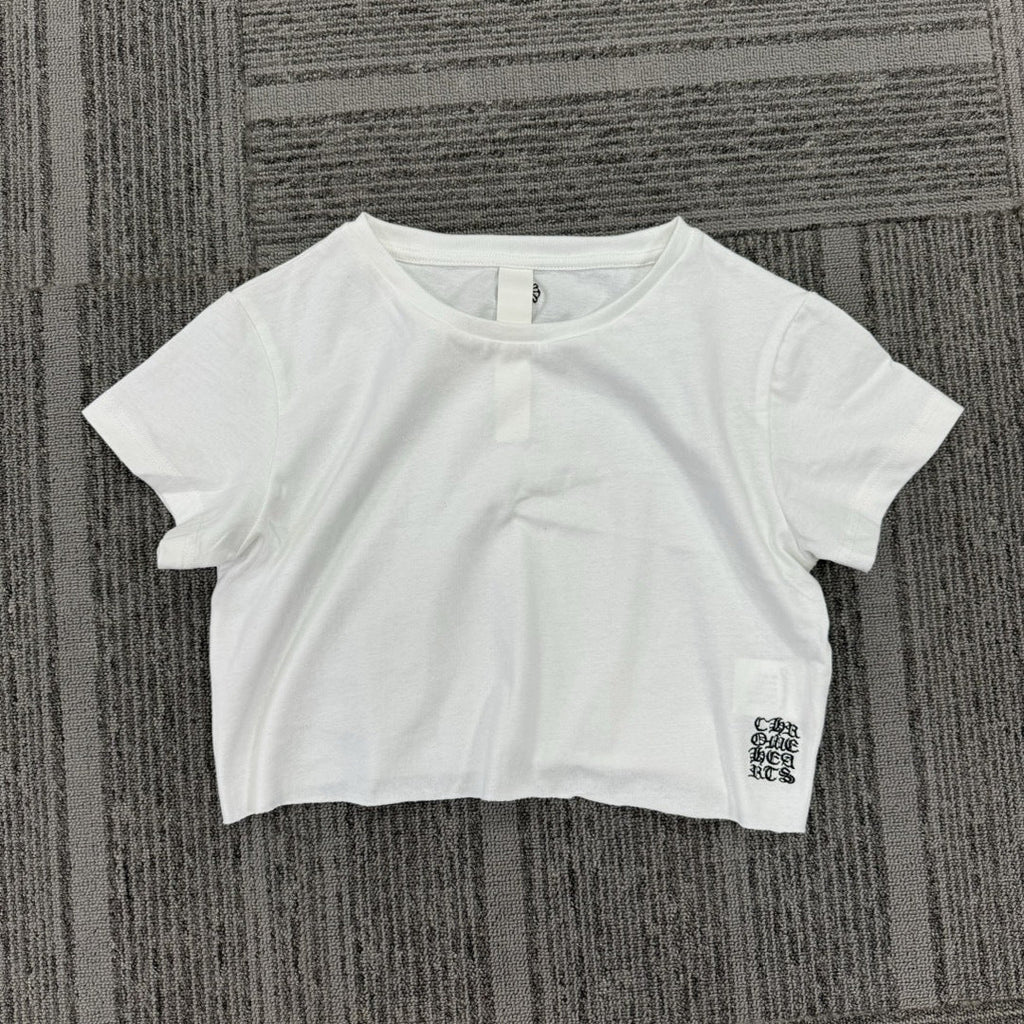 Chrome Hearts Embroidered Cross Women's Short-Sleeve T-Shirt