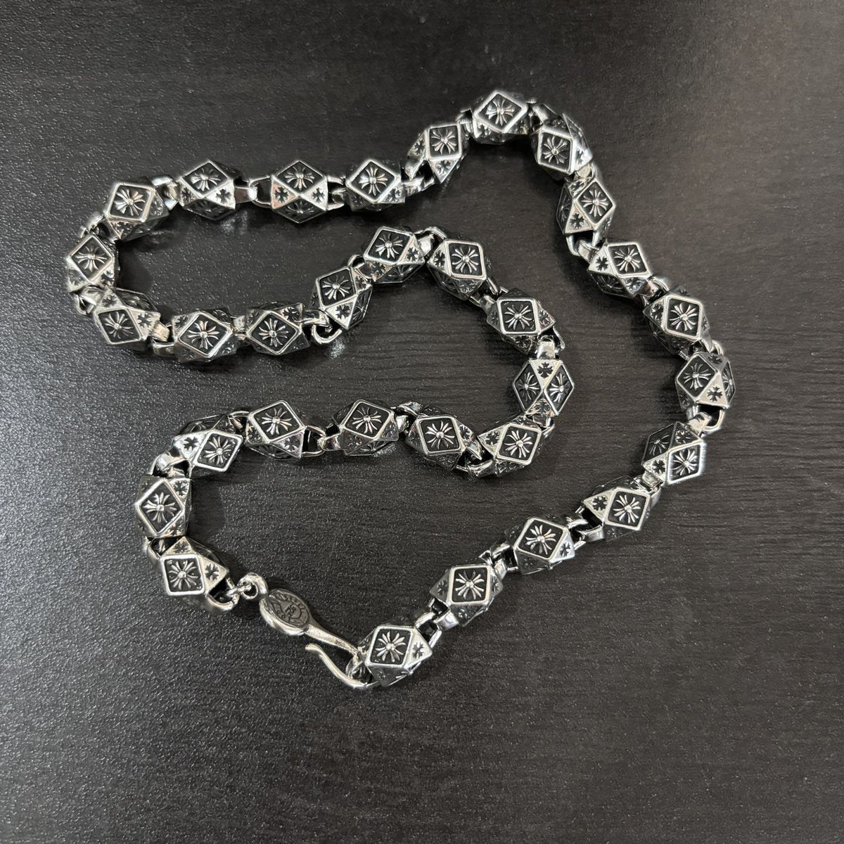 Chrome Hearts Cross Hook Necklace