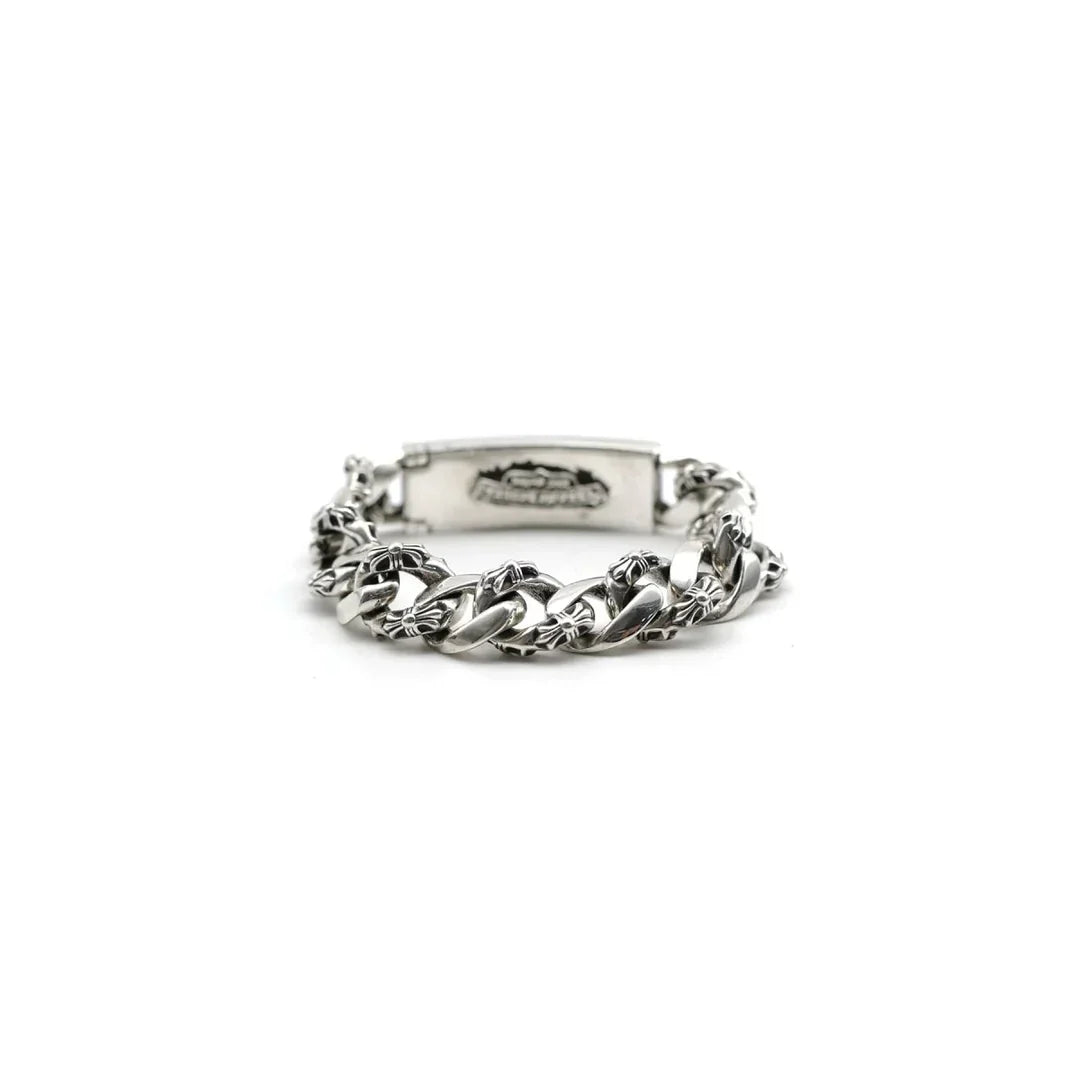 Chrome Hearts DAGGER ID FANCY LINK CLIP BRACELET 9